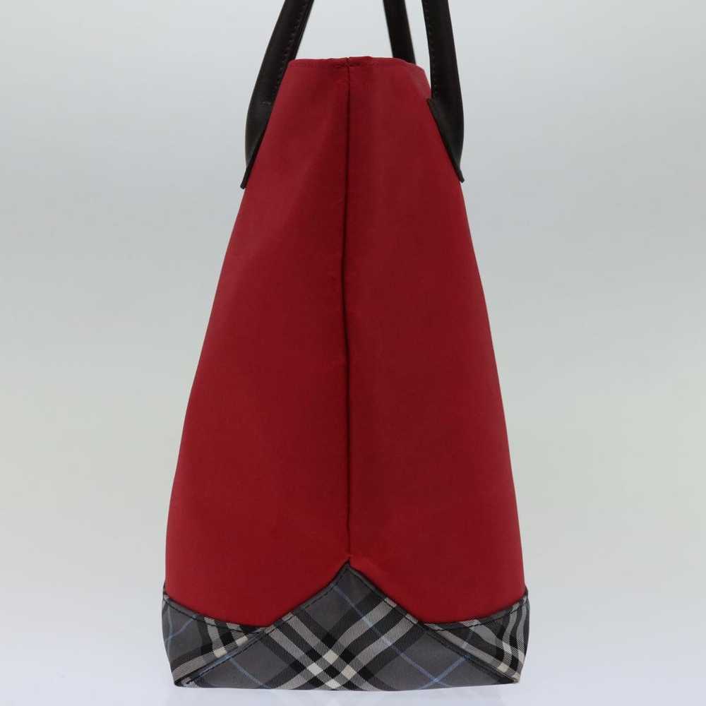 Burberry Nova Check Red Synthetic Handbag (Pre-Ow… - image 11