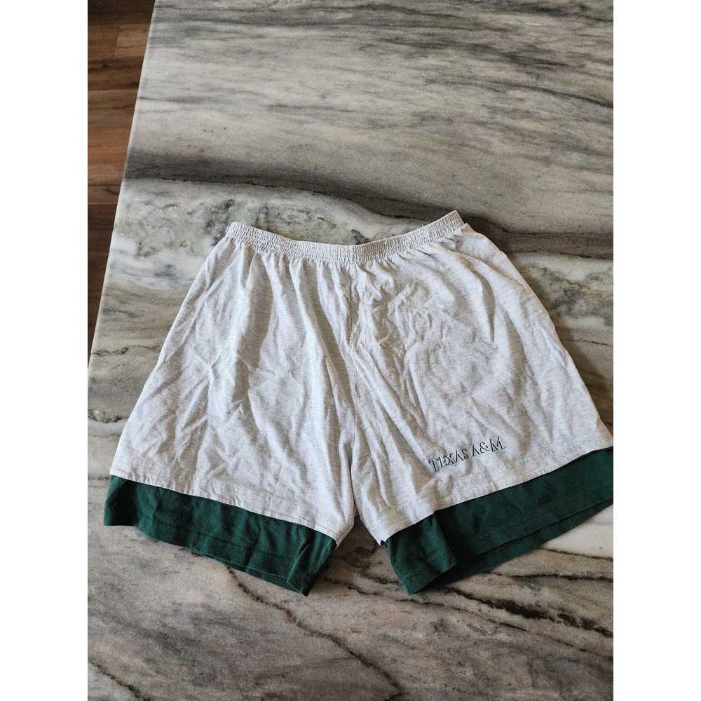 Vintage Texas A&M Aggies Vintage Cotton Shorts 80… - image 2