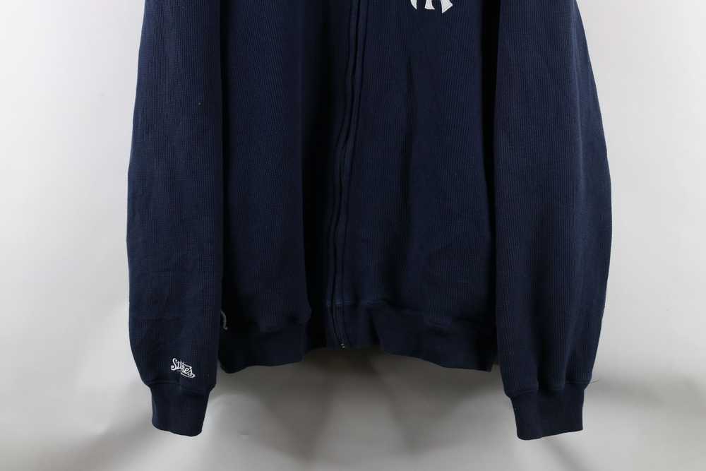 Vintage Vintage Knit Fleece Lined New York Yankee… - image 3