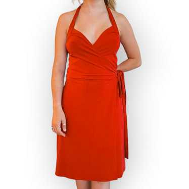 Bcbg Maxazria BCBG Maxazria Y2K Red Halter Neck Wr