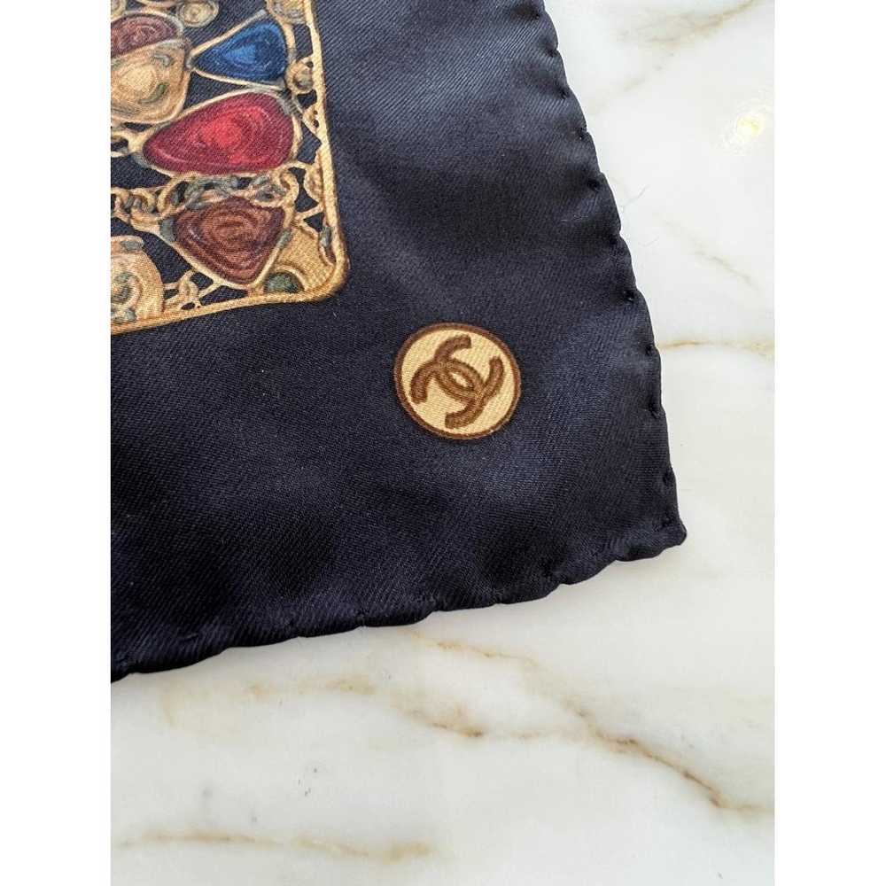 Chanel Silk scarf - image 9