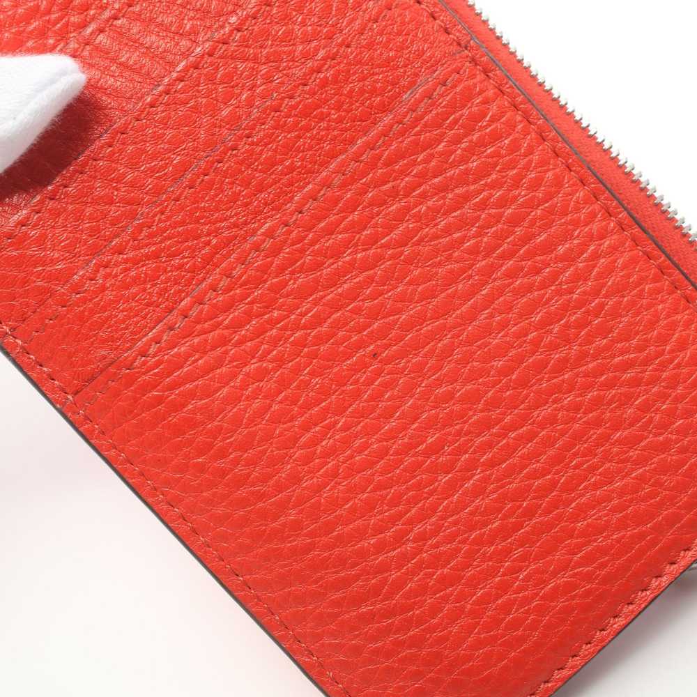 Fendi Fendi Card Case Coin Purse Leather Orange R… - image 7