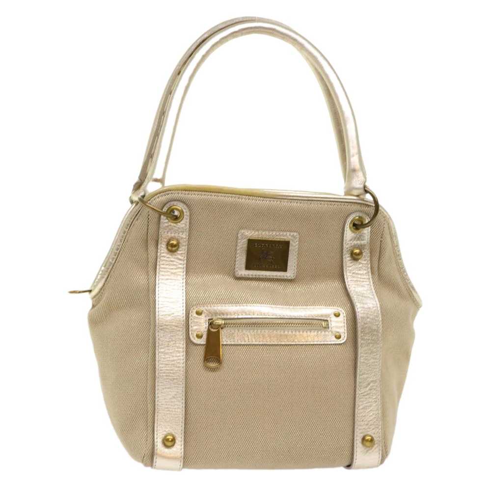 Burberry Beige Canvas Shoulder Bag (Pre-Owned) - image 10