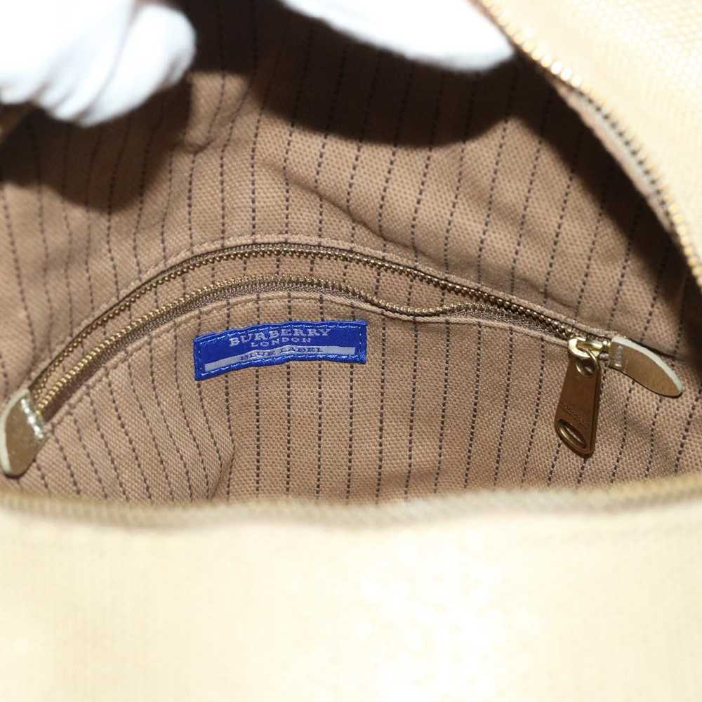 Burberry Beige Canvas Shoulder Bag (Pre-Owned) - image 11