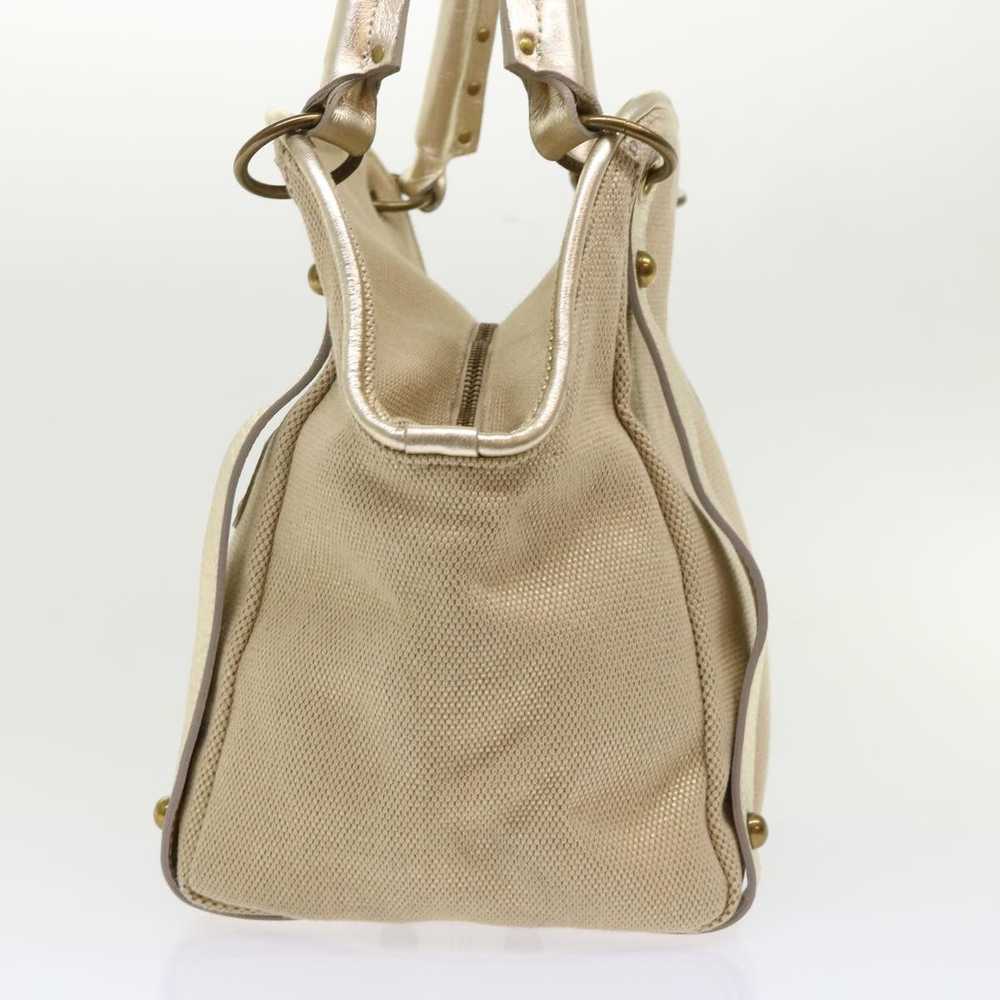 Burberry Beige Canvas Shoulder Bag (Pre-Owned) - image 12