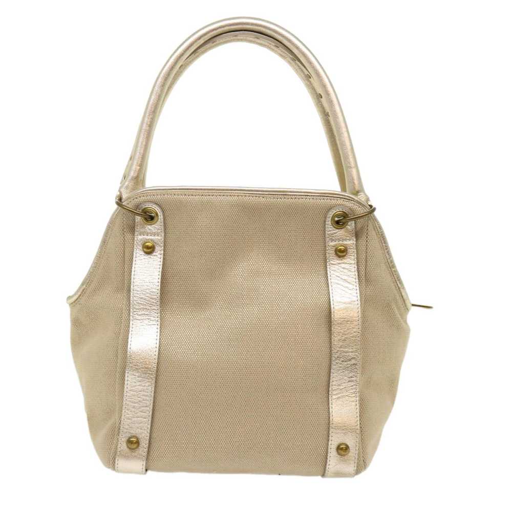 Burberry Beige Canvas Shoulder Bag (Pre-Owned) - image 2