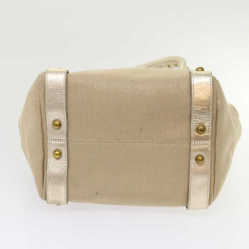 Burberry Beige Canvas Shoulder Bag (Pre-Owned) - image 3