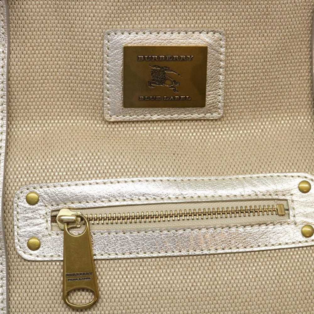 Burberry Beige Canvas Shoulder Bag (Pre-Owned) - image 7