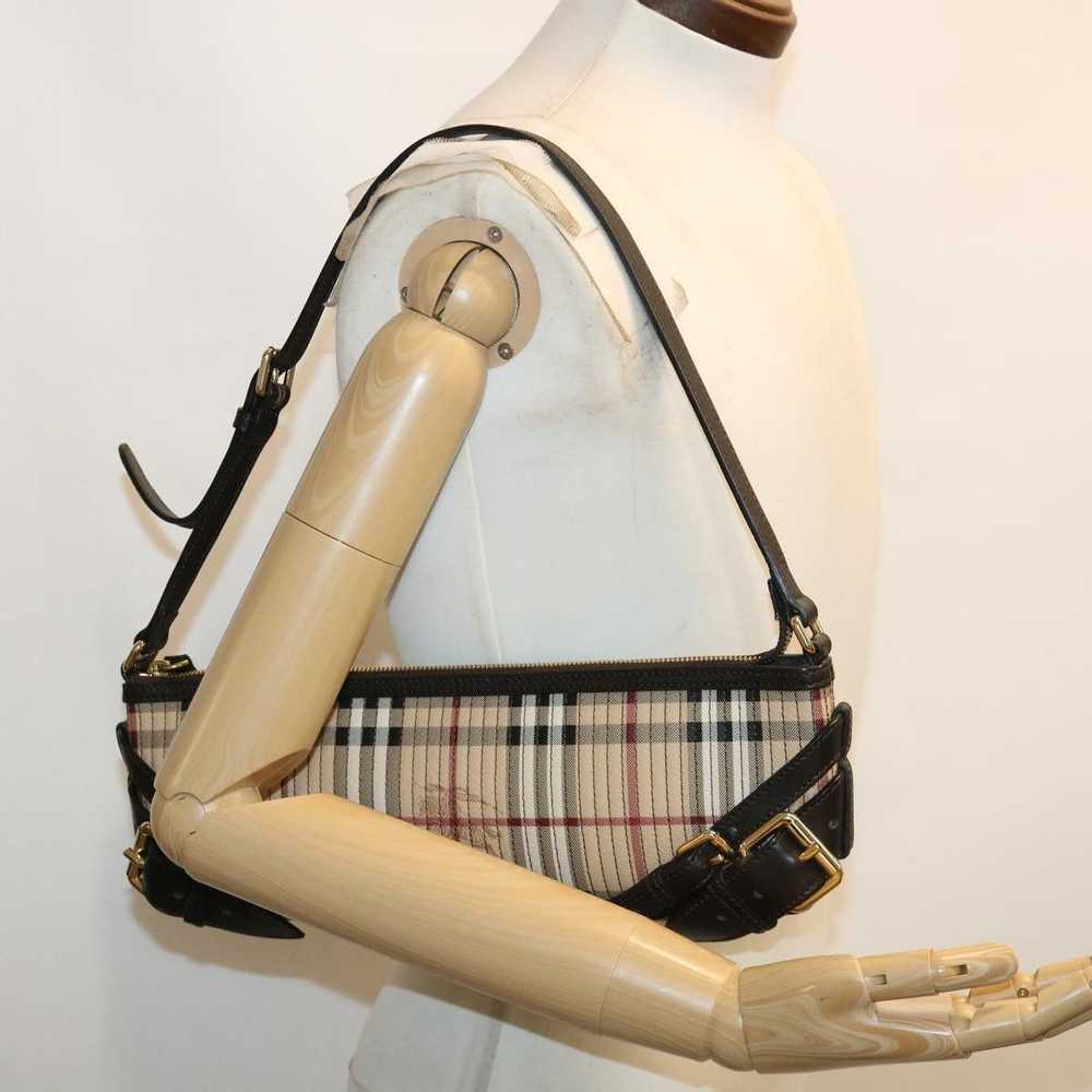 Burberry Nova Check Beige Canvas Shoulder Bag (Pr… - image 7