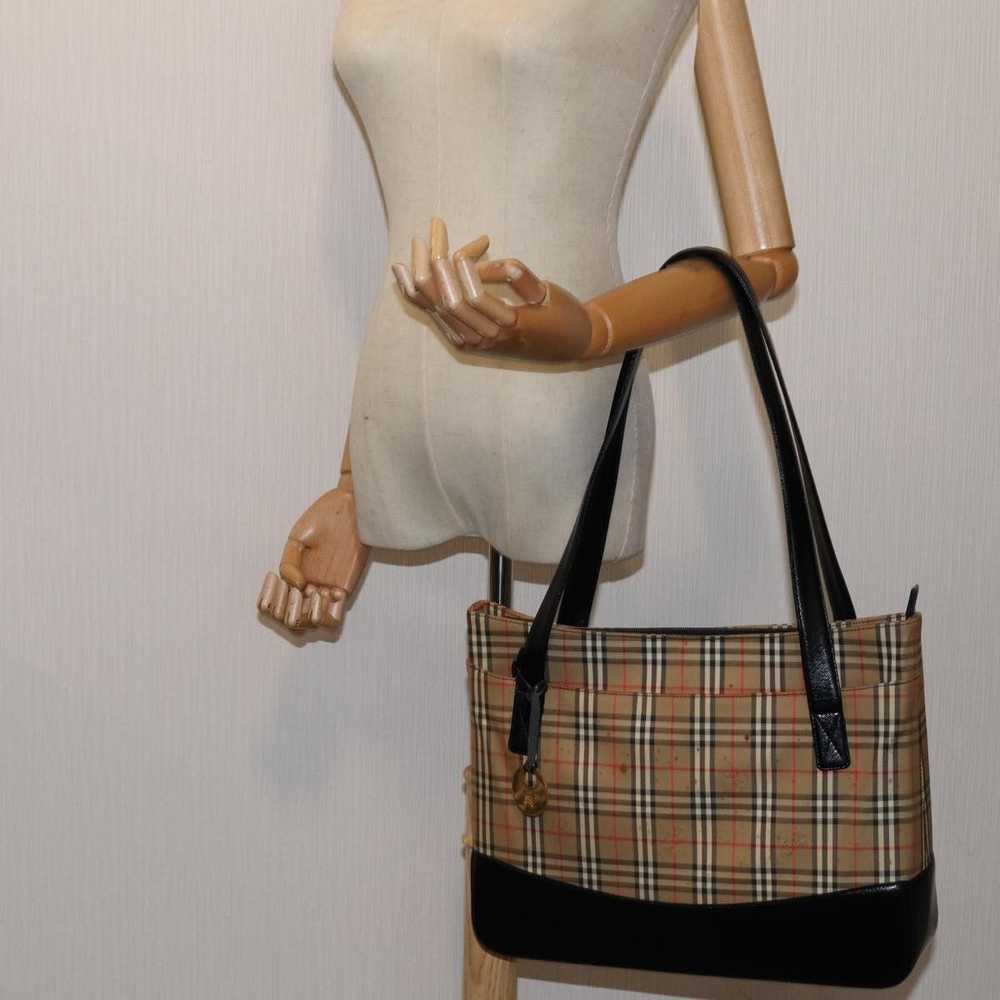 Burberry Nova Check Beige Canvas Tote Bag (Pre-Ow… - image 7