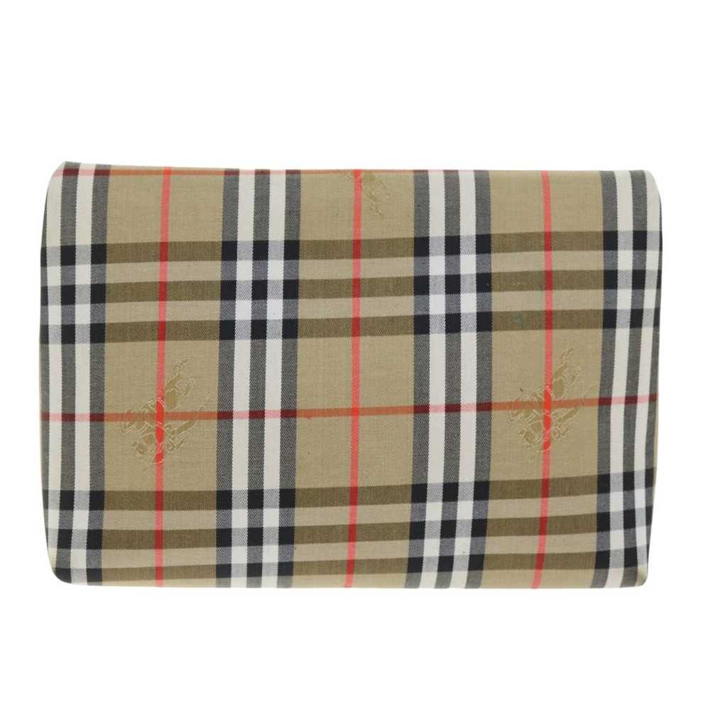 Burberry Nova Check Beige Canvas Clutch Bag (Pre-… - image 2