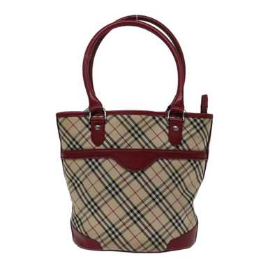 Burberry Nova Check Beige Canvas Shoulder Bag (Pr… - image 1