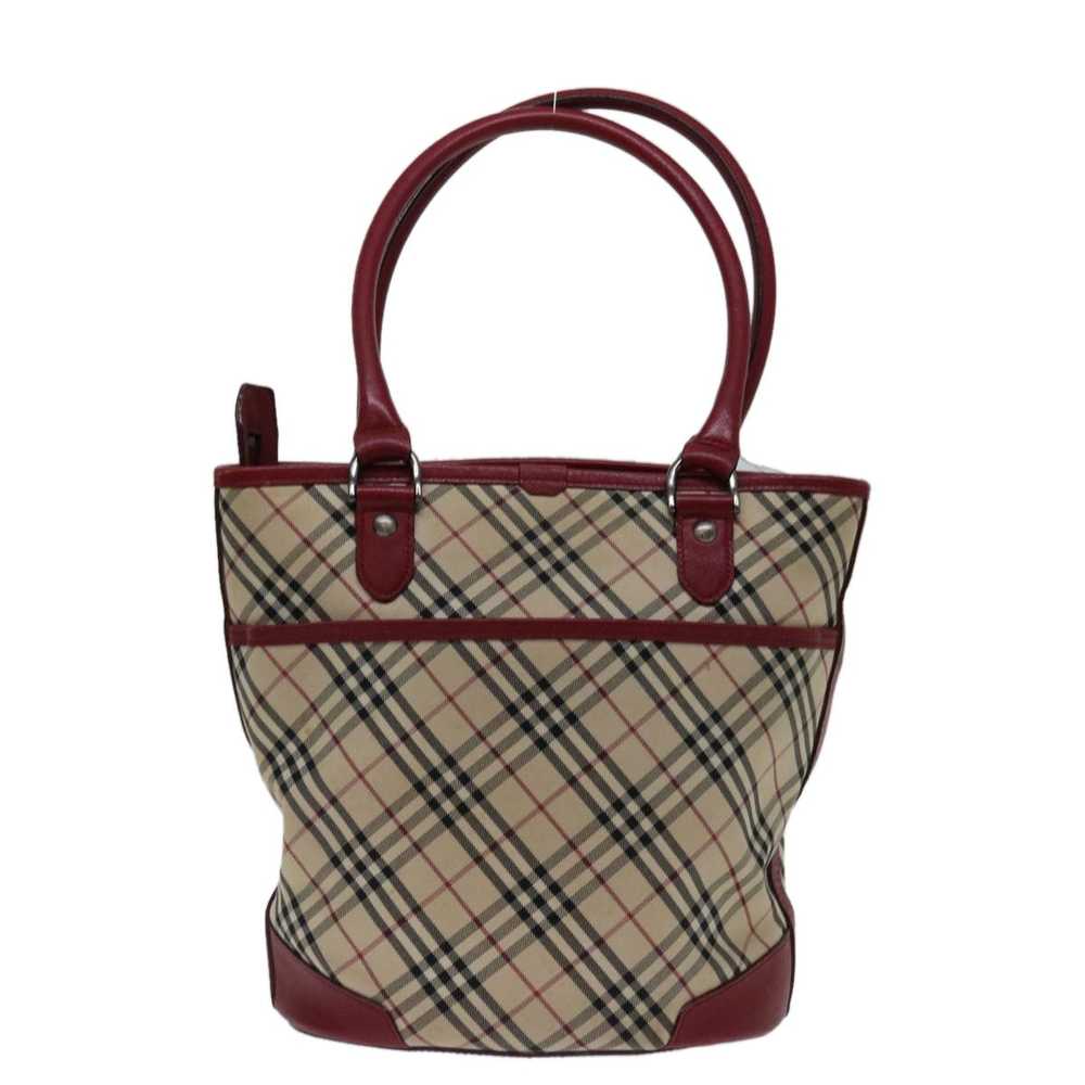 Burberry Nova Check Beige Canvas Shoulder Bag (Pr… - image 2