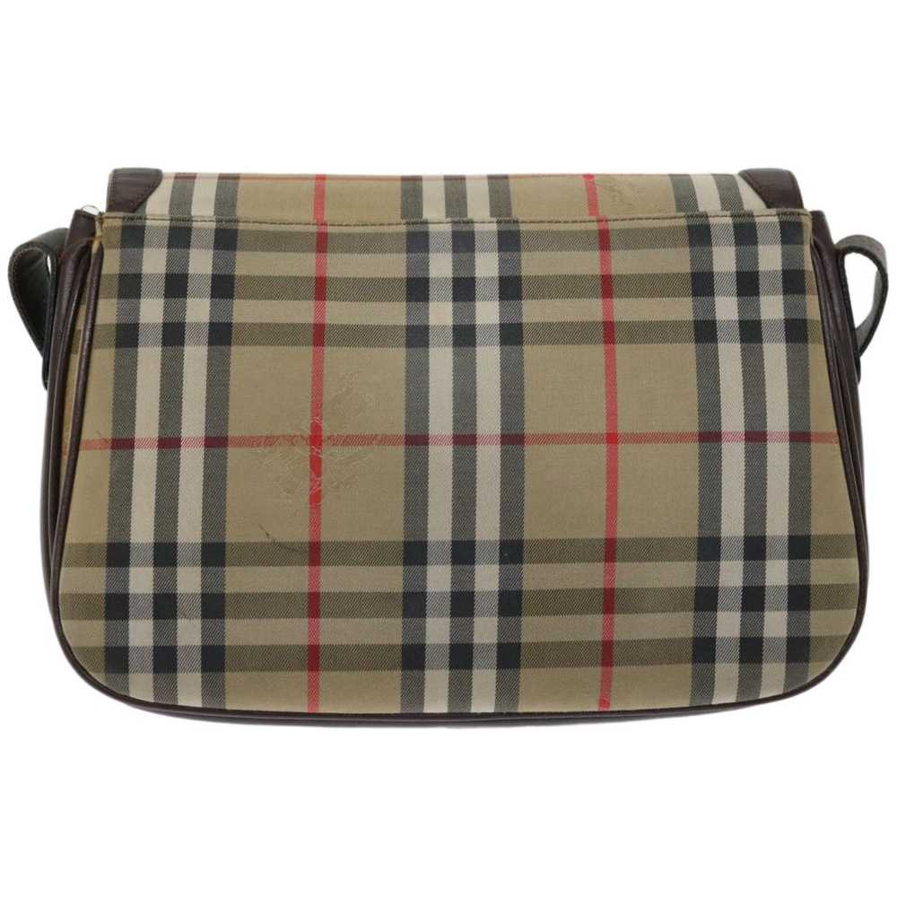 Burberry Nova Check Beige Canvas Shoulder Bag (Pr… - image 2