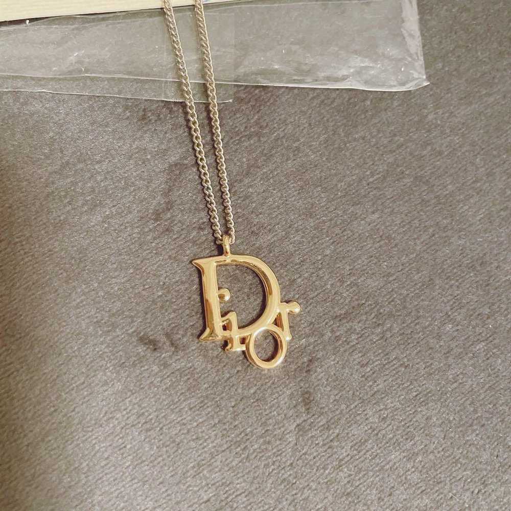 °◇【Christian Dior】Logo Necklace Vintage - image 2