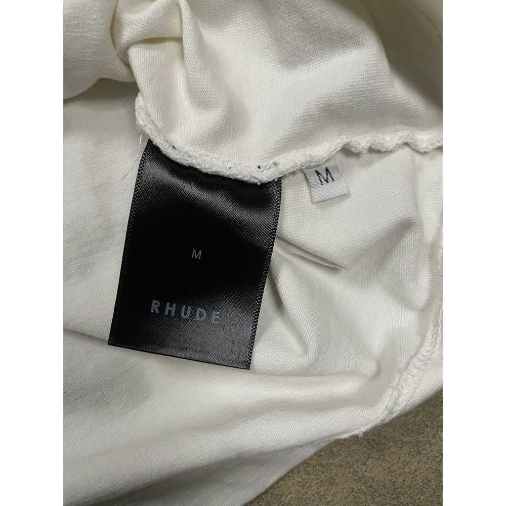 Rhude Rhude Tee Cream Brown Eagle Used Medium - image 3