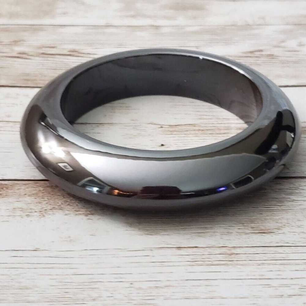 Other Vintage Bracelet / Bangle One Side Metallic… - image 1