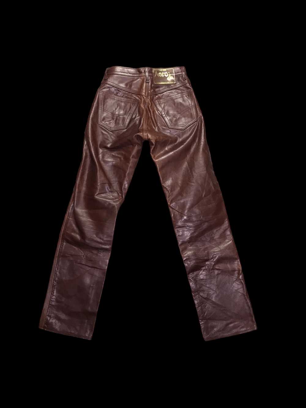 Aero Leather Aero Leather Horsehide Leather Pants - image 2