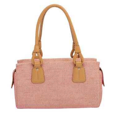 Burberry Pink Canvas Shoulder Bag (Pre-Owned)