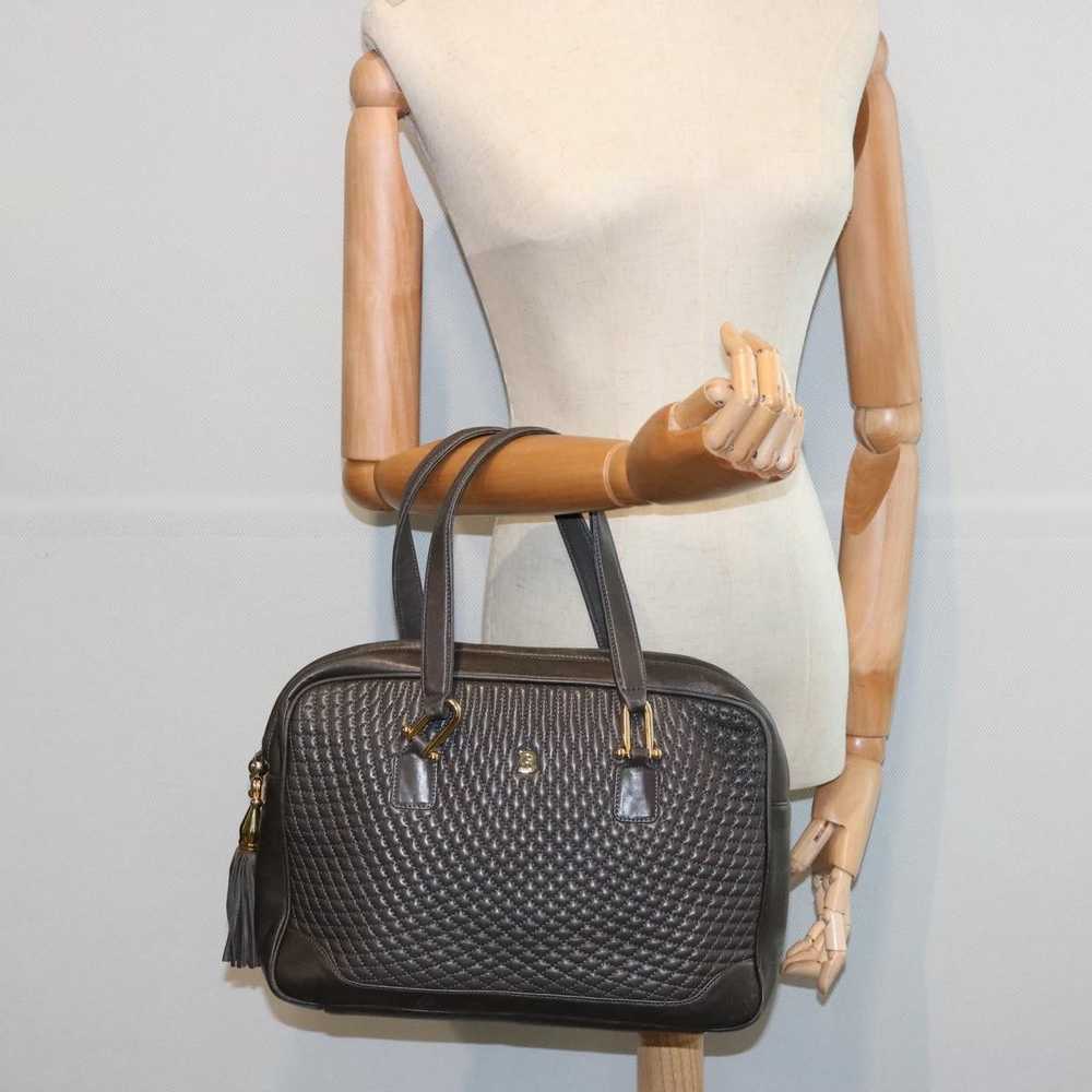 Bally Grey Leather Handbag (Pre-Owned) - image 6