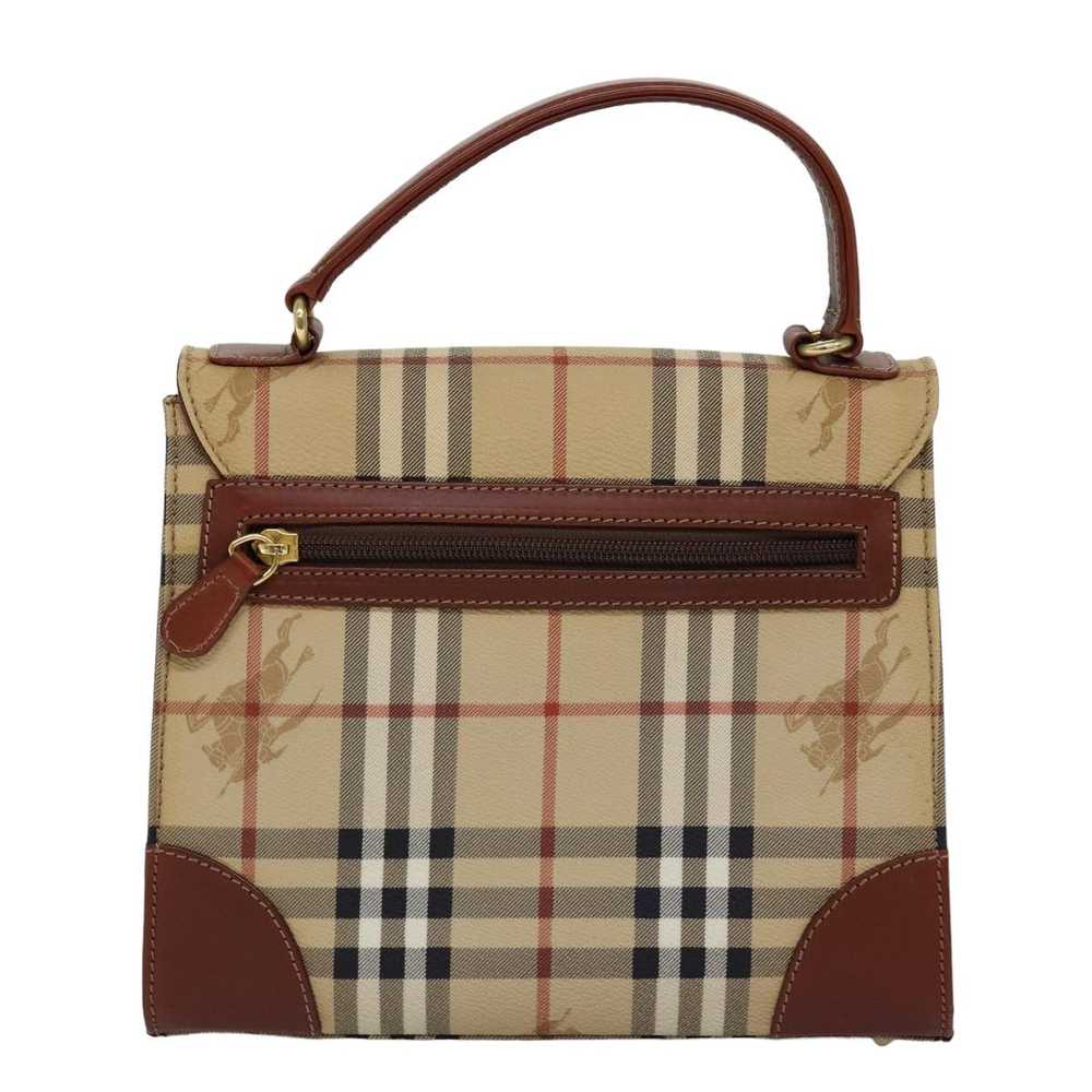 Burberry Nova Check Beige Canvas Handbag (Pre-Own… - image 2