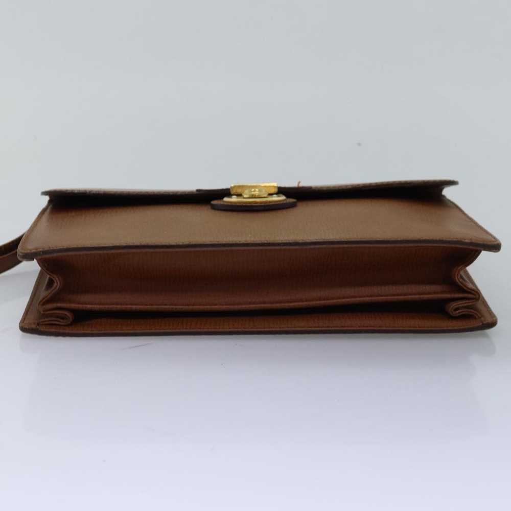 Burberry Brown Leather Clutch Bag (Pre-Owned) - image 3