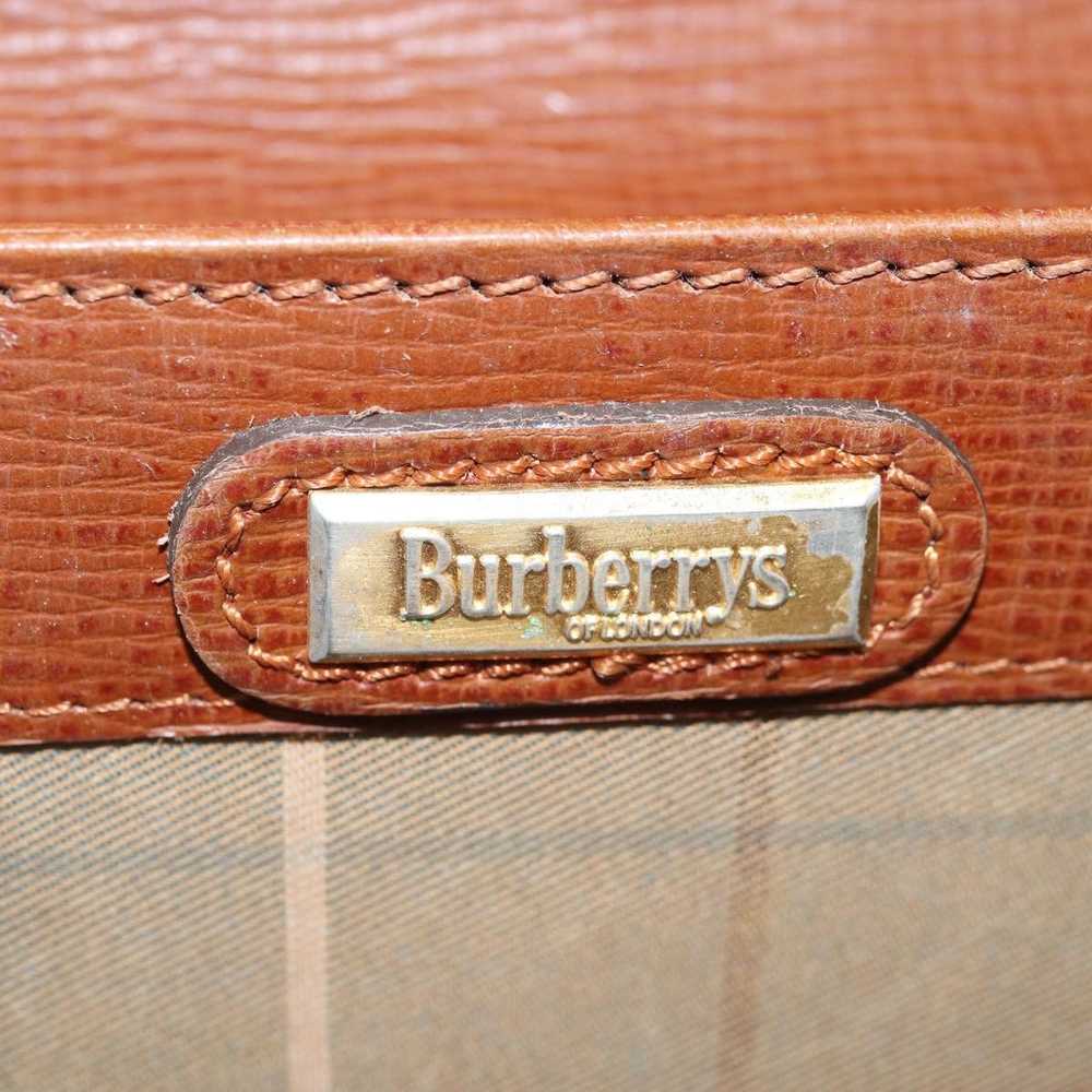 Burberry Brown Leather Clutch Bag (Pre-Owned) - image 6