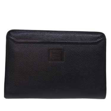 Burberry Wallet Black Leather Clutch Bag (Pre-Own… - image 1