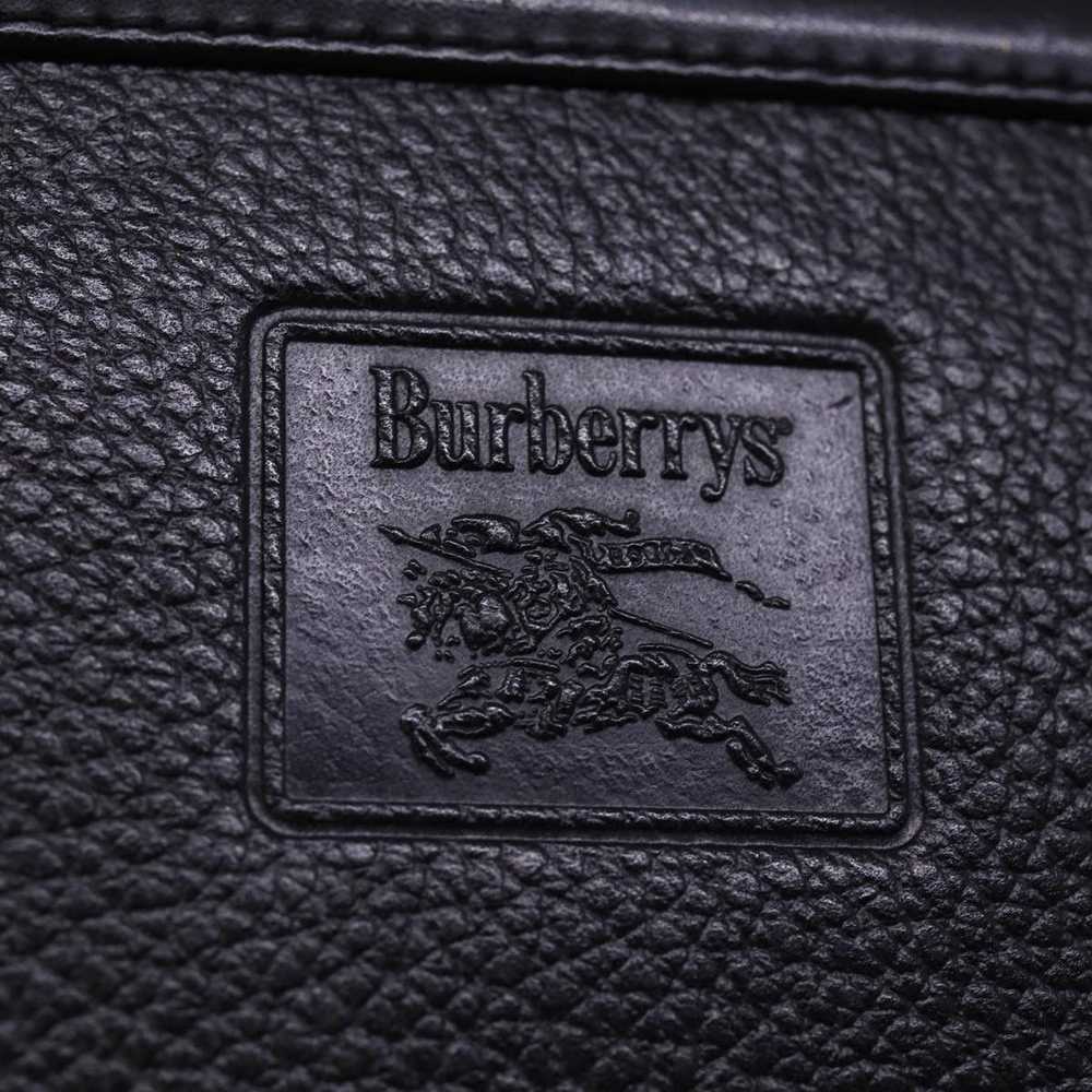 Burberry Wallet Black Leather Clutch Bag (Pre-Own… - image 7