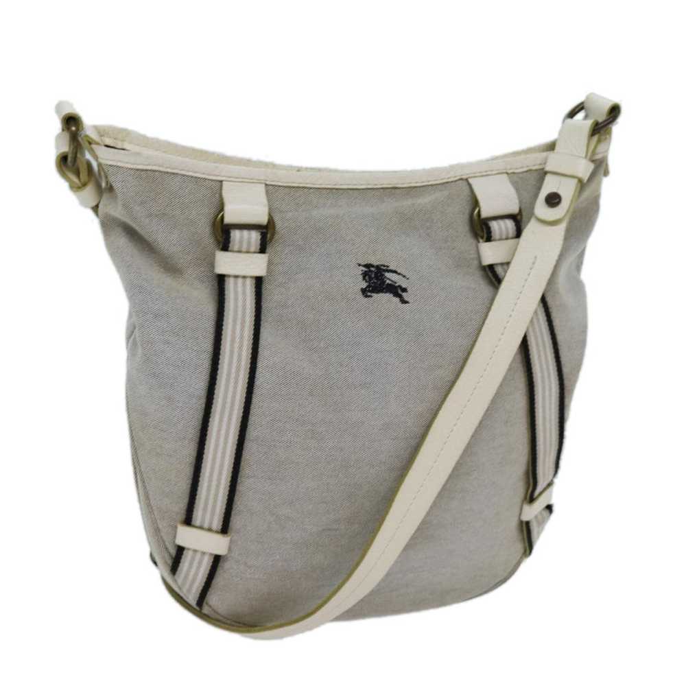 Burberry Blue Label Grey Canvas Shoulder Bag (Pre… - image 10