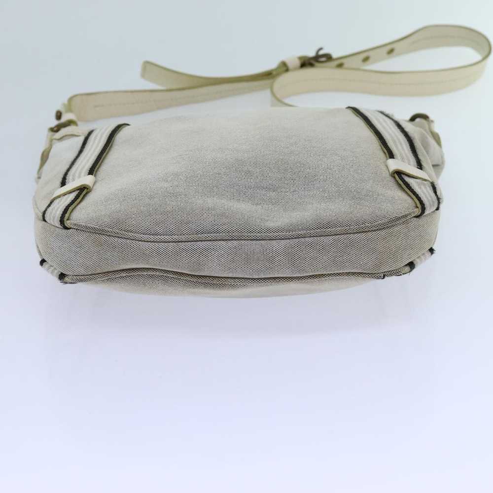 Burberry Blue Label Grey Canvas Shoulder Bag (Pre… - image 3