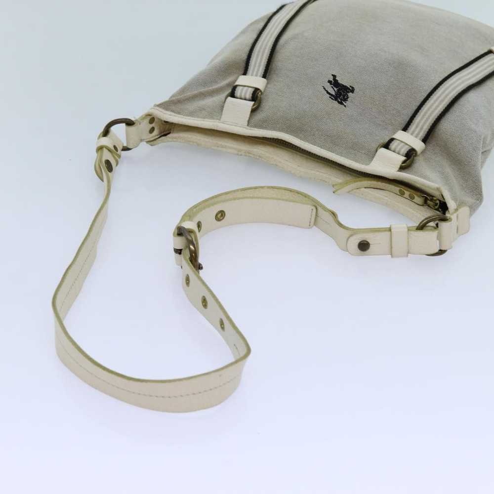 Burberry Blue Label Grey Canvas Shoulder Bag (Pre… - image 4