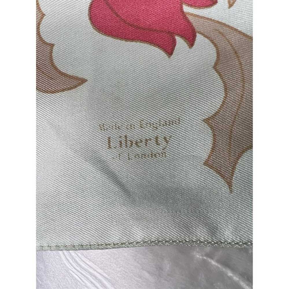 Vintage Liberty Of London 100% Silk Scarf Floral … - image 2