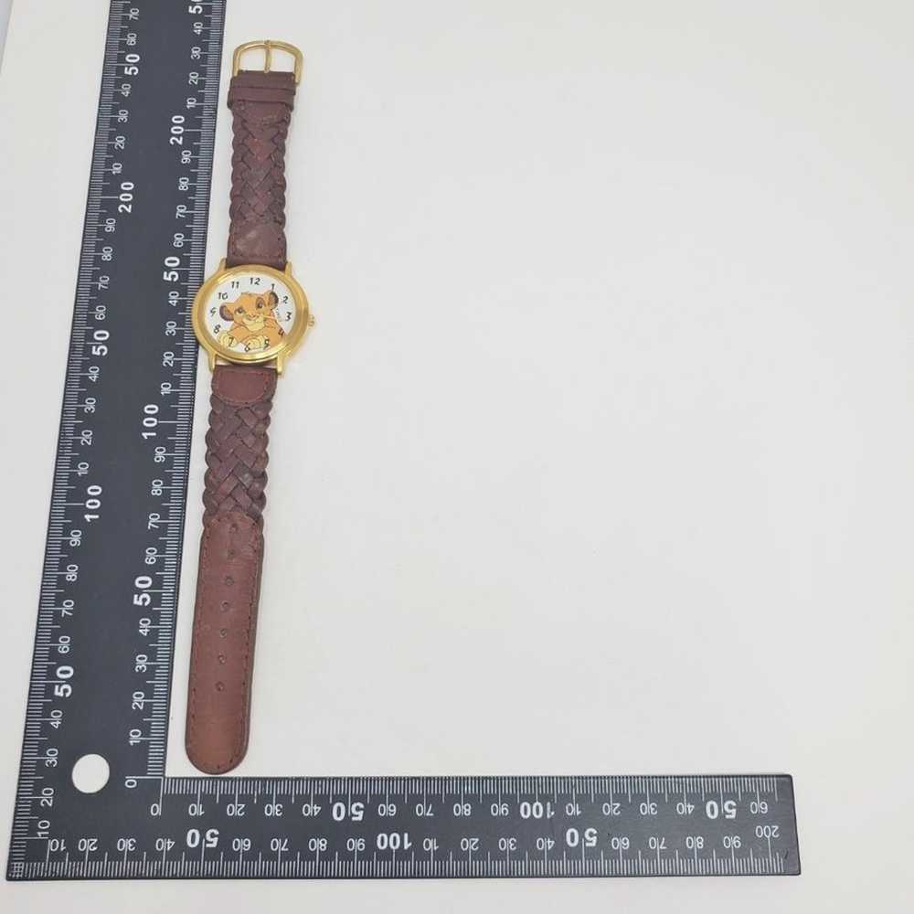 Disney X Timex Lion King Simba Vintage Watch Gold… - image 10