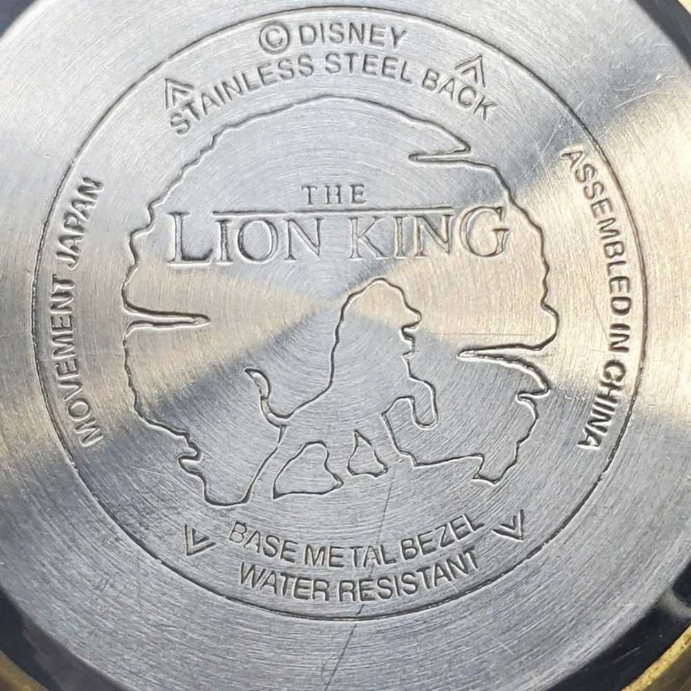 Disney X Timex Lion King Simba Vintage Watch Gold… - image 6