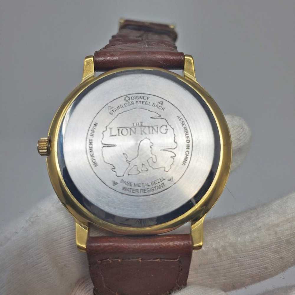 Disney X Timex Lion King Simba Vintage Watch Gold… - image 7