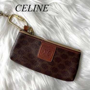 vintage CELINE Macadam Pattern Key Case