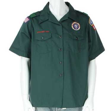 Vintage Boy Scouts BSA Venturing Uniform LA Shirt… - image 1