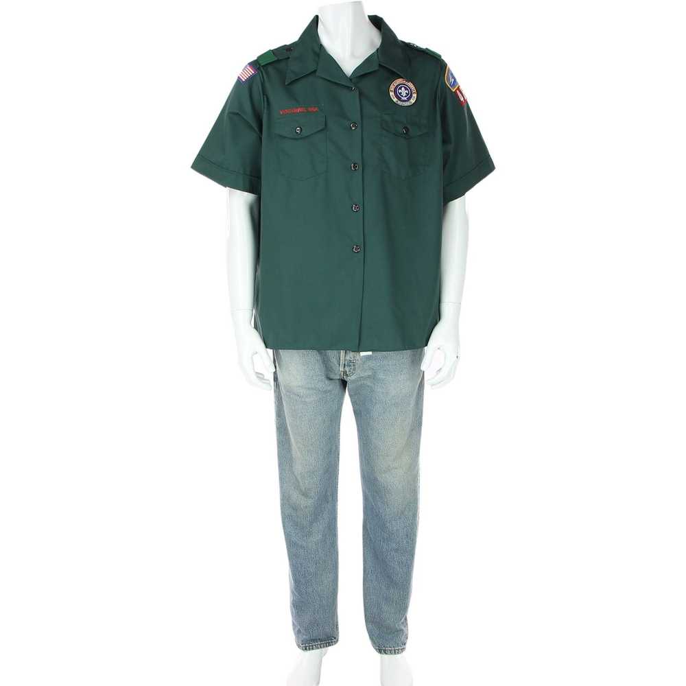 Vintage Boy Scouts BSA Venturing Uniform LA Shirt… - image 3