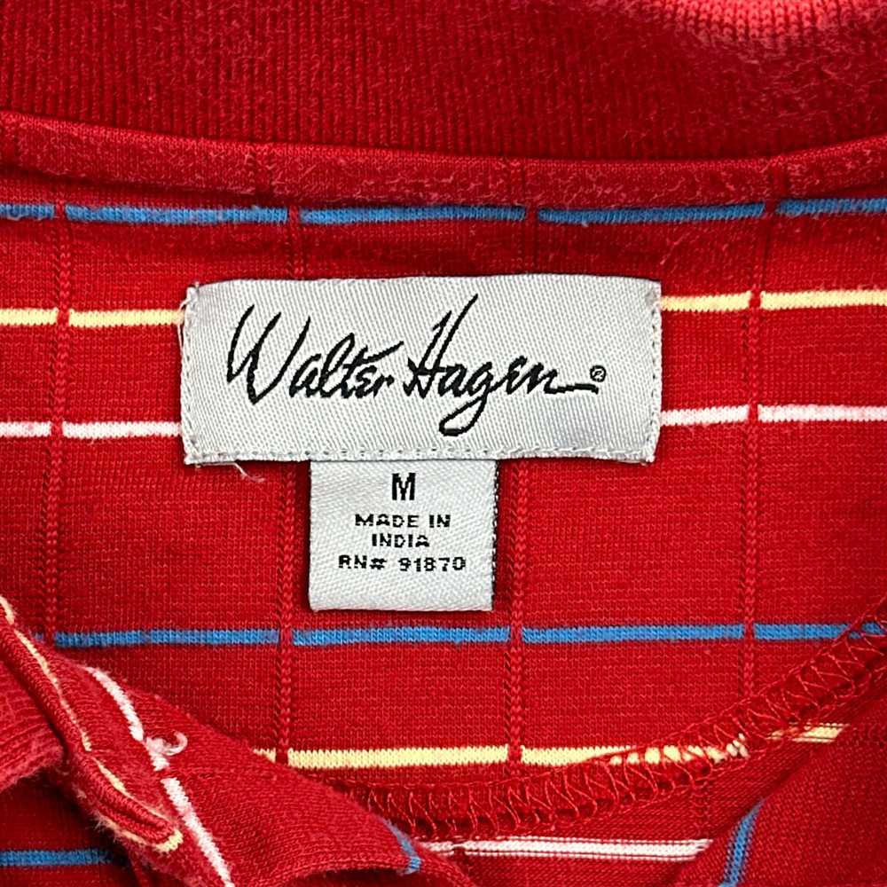 Vintage Vintage Walter Hagen Polo Shirt Red Yello… - image 5