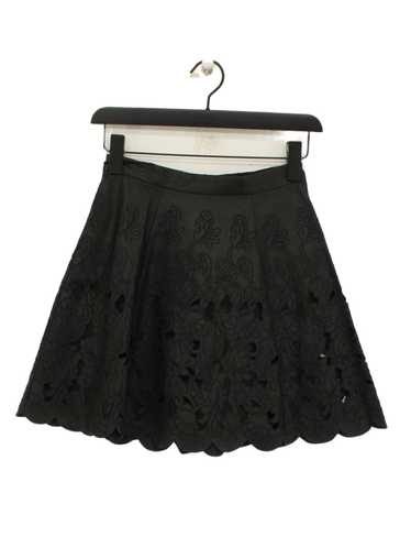 Club Monaco Women's Midi Skirt W 22 in Black Visc… - image 1