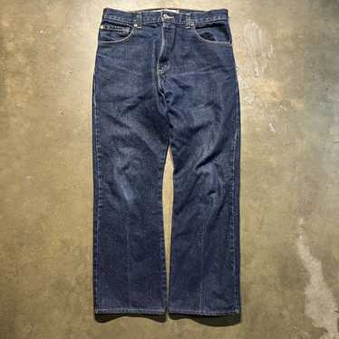 Vintage Y2k Levi's 517 Dark Wash Bootcut Jeans 33… - image 1