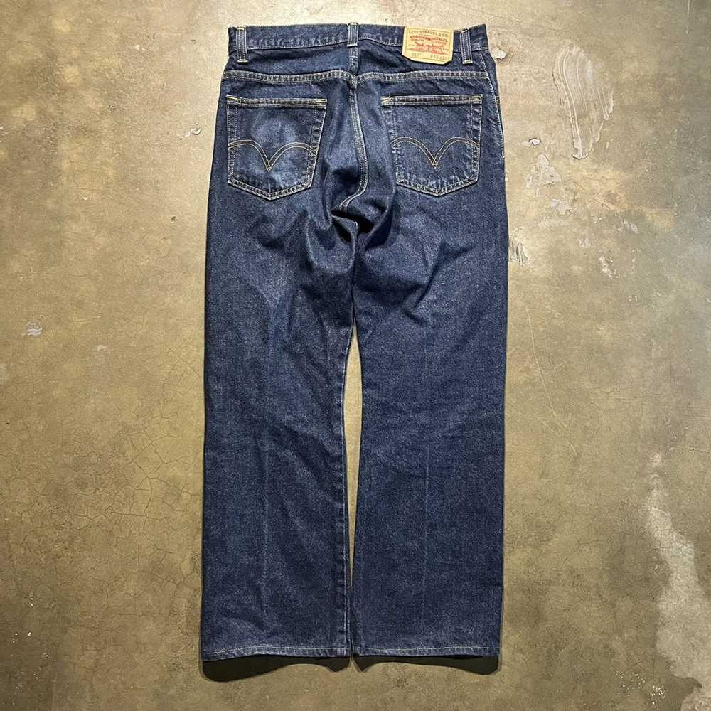 Vintage Y2k Levi's 517 Dark Wash Bootcut Jeans 33… - image 2