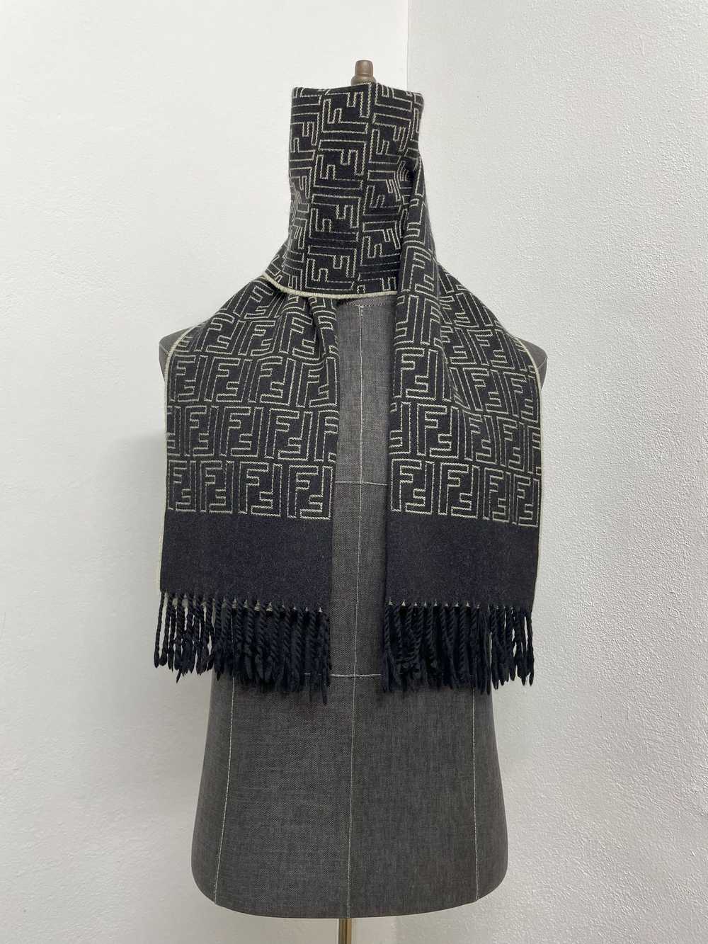 Fendi × Vintage Fendi Scarf / Muffler - 6166 - image 4