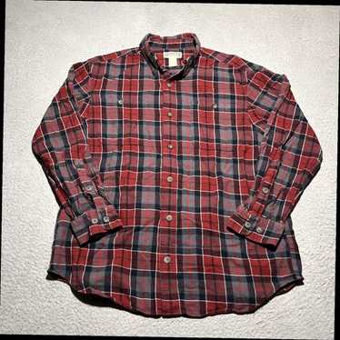 Duluth Trading Company Classic Mens Plaid Cotton F