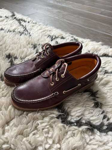 Timberland 3-Eye Lug Leather Boat Shoes