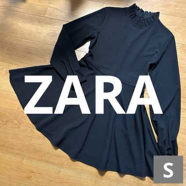 ZARA Black Autumn Black Mini Dress Flare