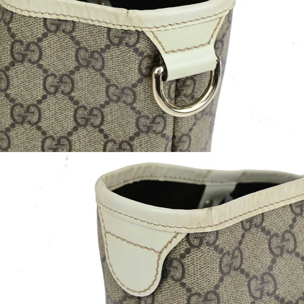 Gucci Gg Canvas Beige Canvas Tote Bag (Pre-Owned) - image 12