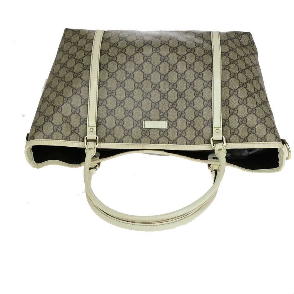 Gucci Gg Canvas Beige Canvas Tote Bag (Pre-Owned) - image 3