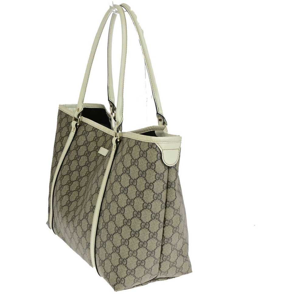 Gucci Gg Canvas Beige Canvas Tote Bag (Pre-Owned) - image 8